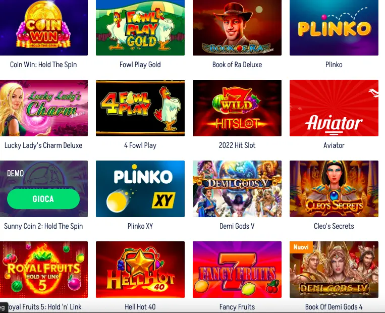 Casino Winnita Slot Italia